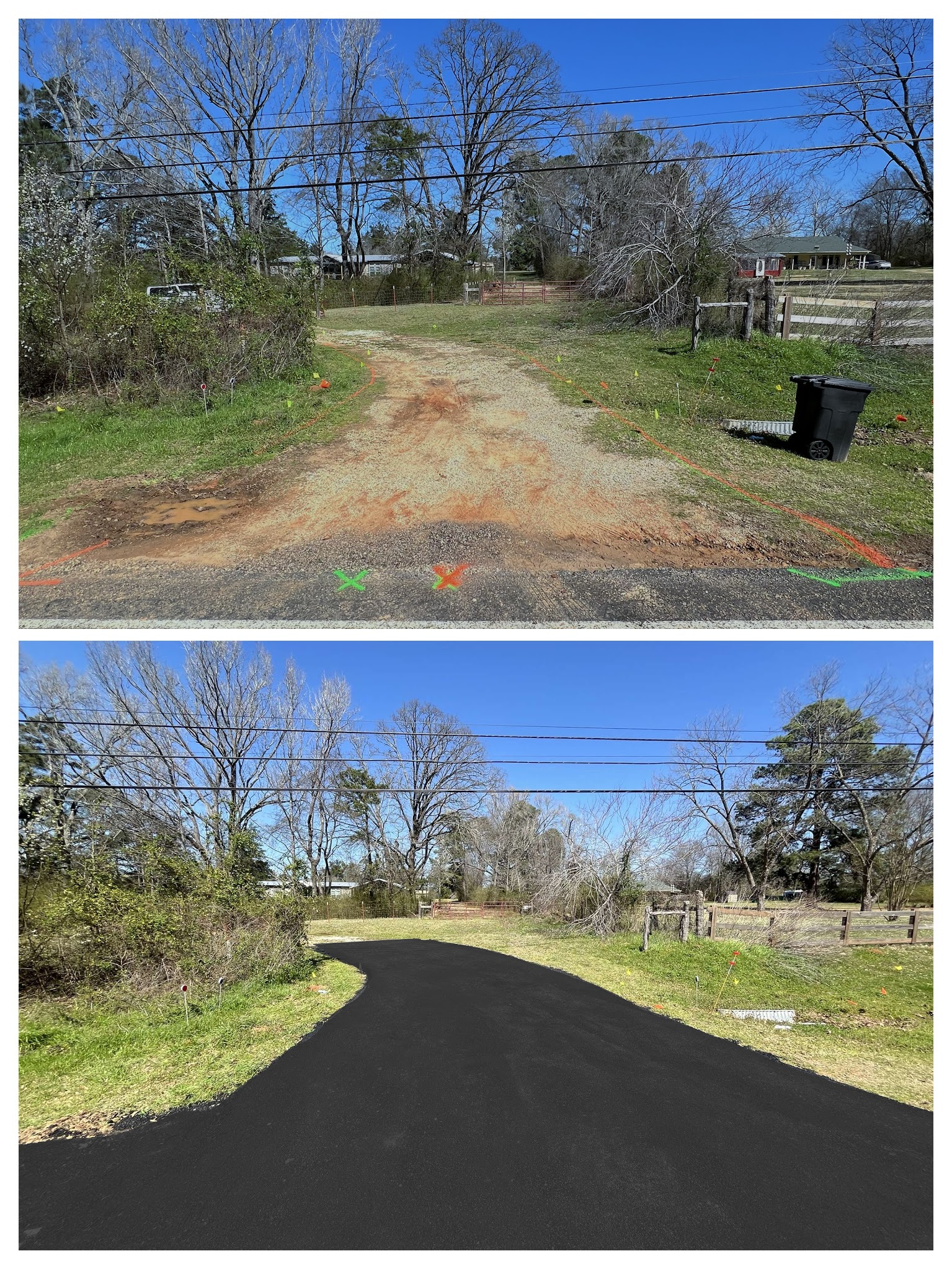 Driveway Before & After