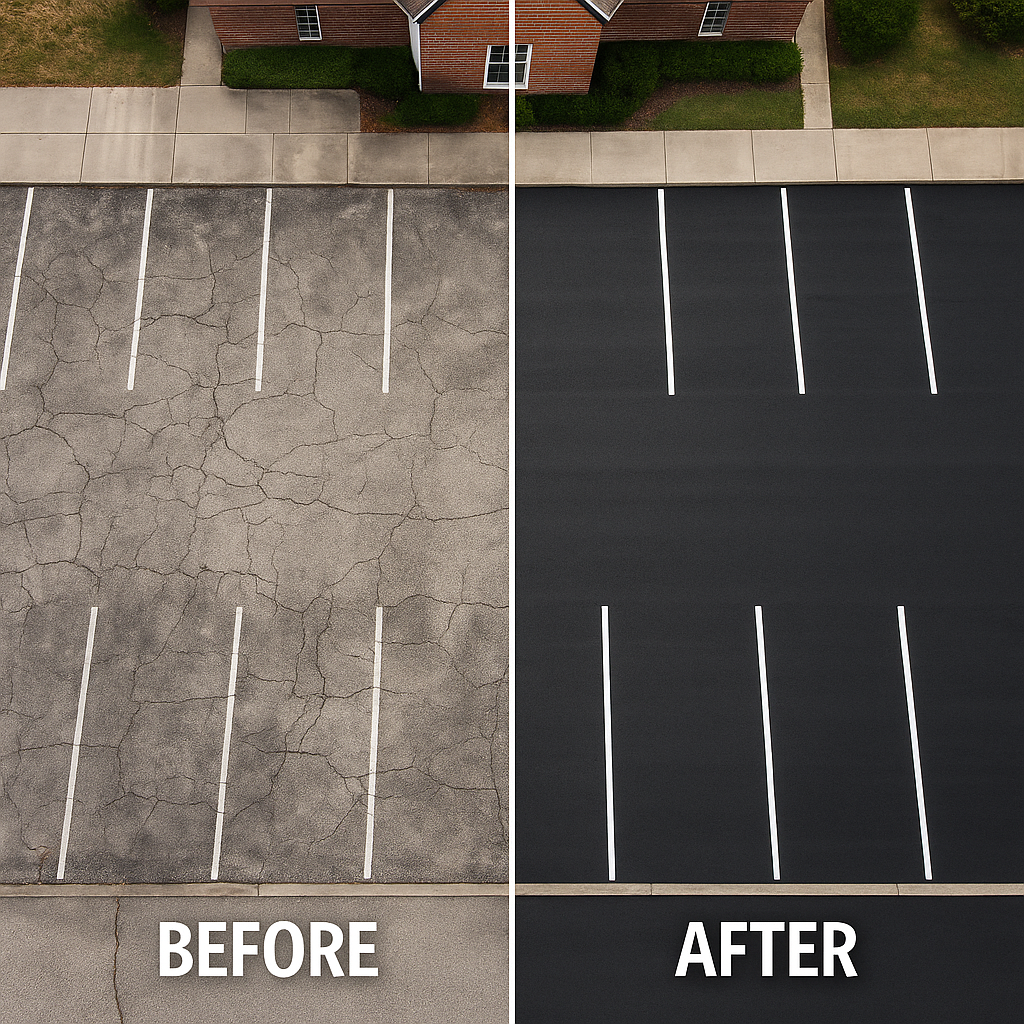 Parking Lot Seal Coat